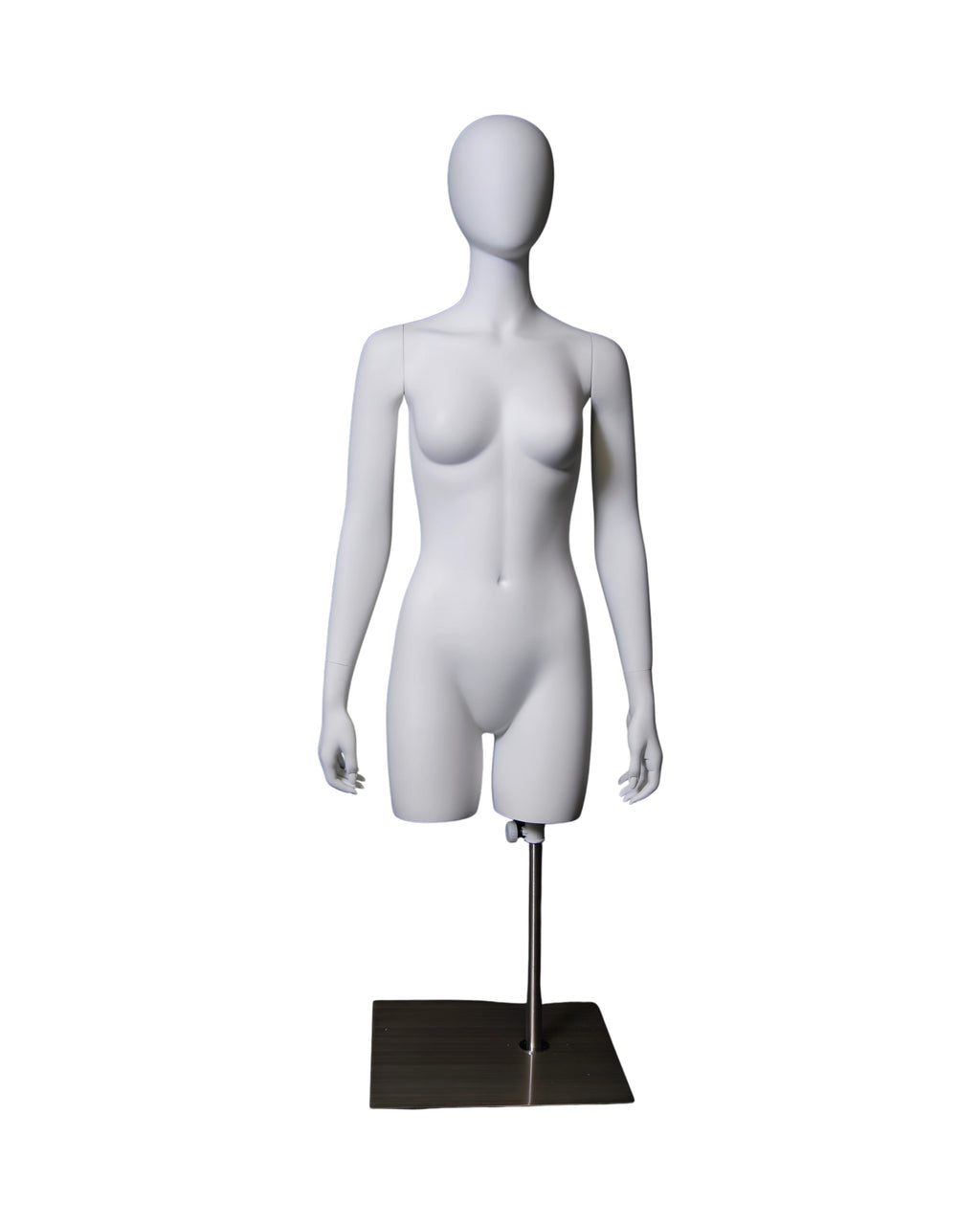 Female Egghead Mannequin Torso With Base (TMK-MD-TFWEG)