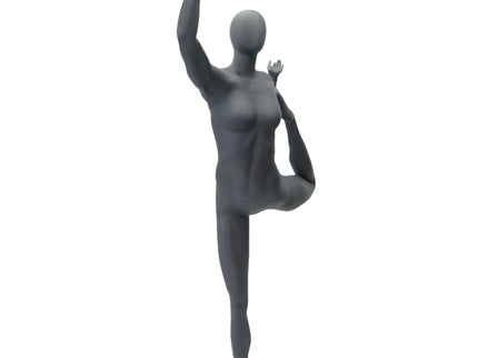 Female Gray Yoga Mannequin (TMK-HEF65EG)