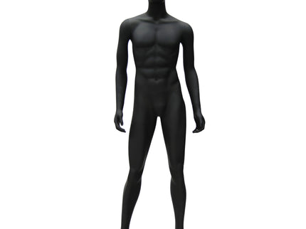 Black Male Egghead Mannequin (TMK-KM26BK2)