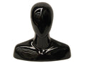 Male Black Egghead Mannequin Head (TMK-MD-MEGGB)