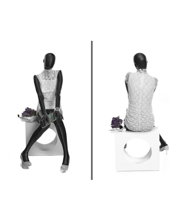 Black Abstract Female Mannequin (TMK-OZIB1)