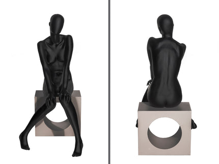 Black Abstract Female Mannequin (TMK-OZIB1)