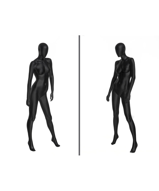 Black Female Abstract Mannequin (TMK-OZIB3)