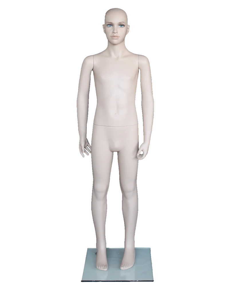 Realistic child mannequin with face makeup in skin tone, ages 8 to 10, CB10-FT