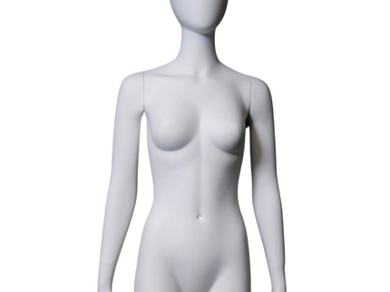 Female Egghead Mannequin Torso With Base (TMK-MD-TFWEG)