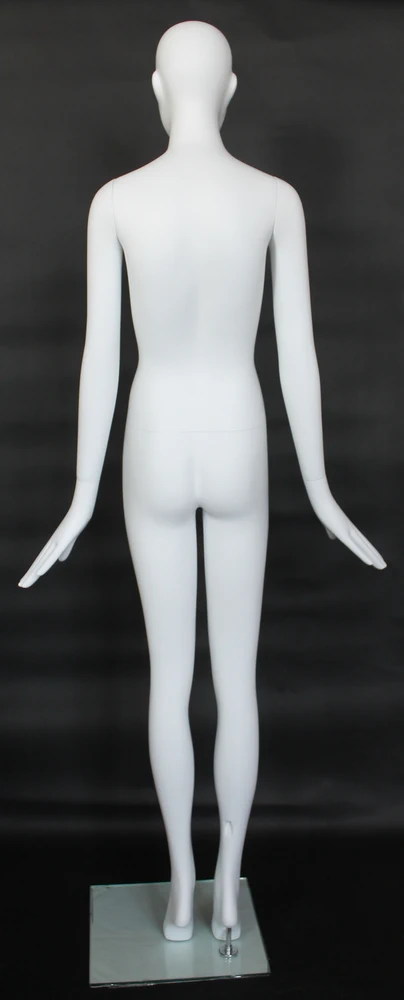 SFW10E standing abstract female mannequin in matte white