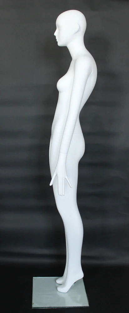 SFW10E standing abstract female mannequin in matte white