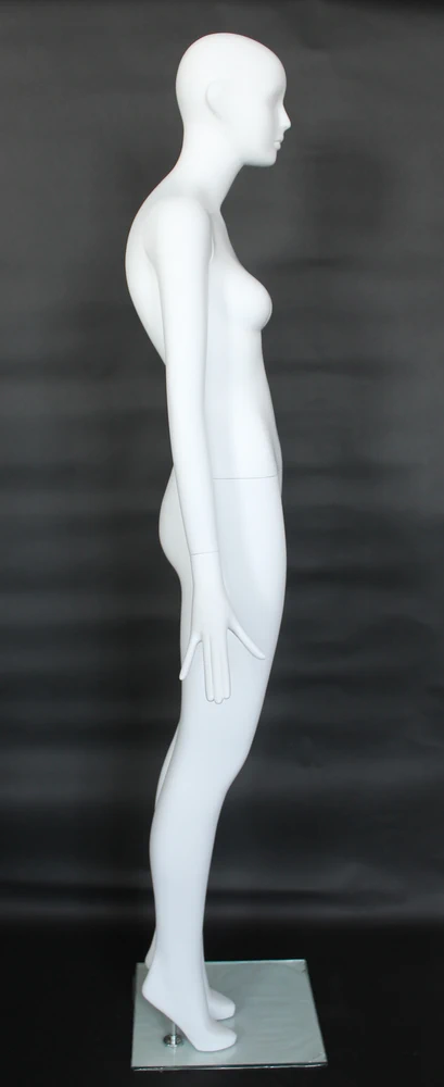SFW10E standing abstract female mannequin in matte white