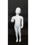 Featured-face toddler mannequin in white, size 2T/3T, CB3-WT