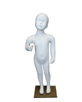 Featured-face toddler mannequin in white, size 2T/3T, CB3-WT