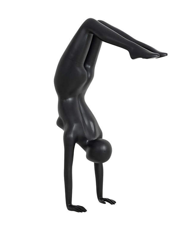Black Female Yoga Mannequin (TMK-YOGA04BK)